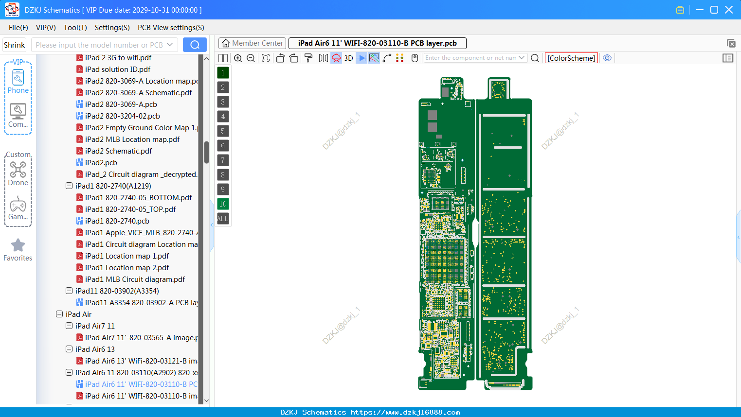 IPad Air6 11 WIFI-820-03110-B PCB Layer